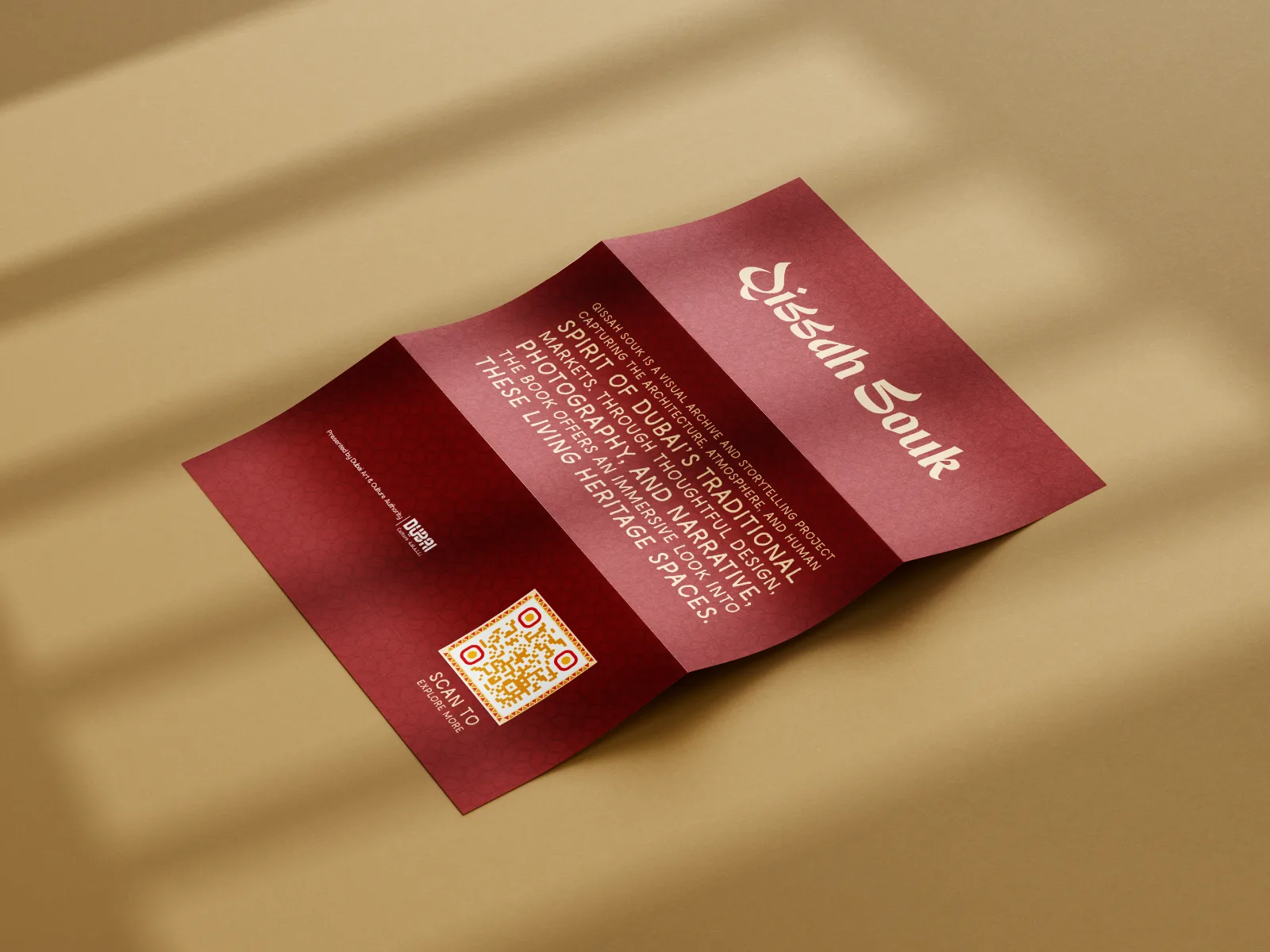 Folded map flyer